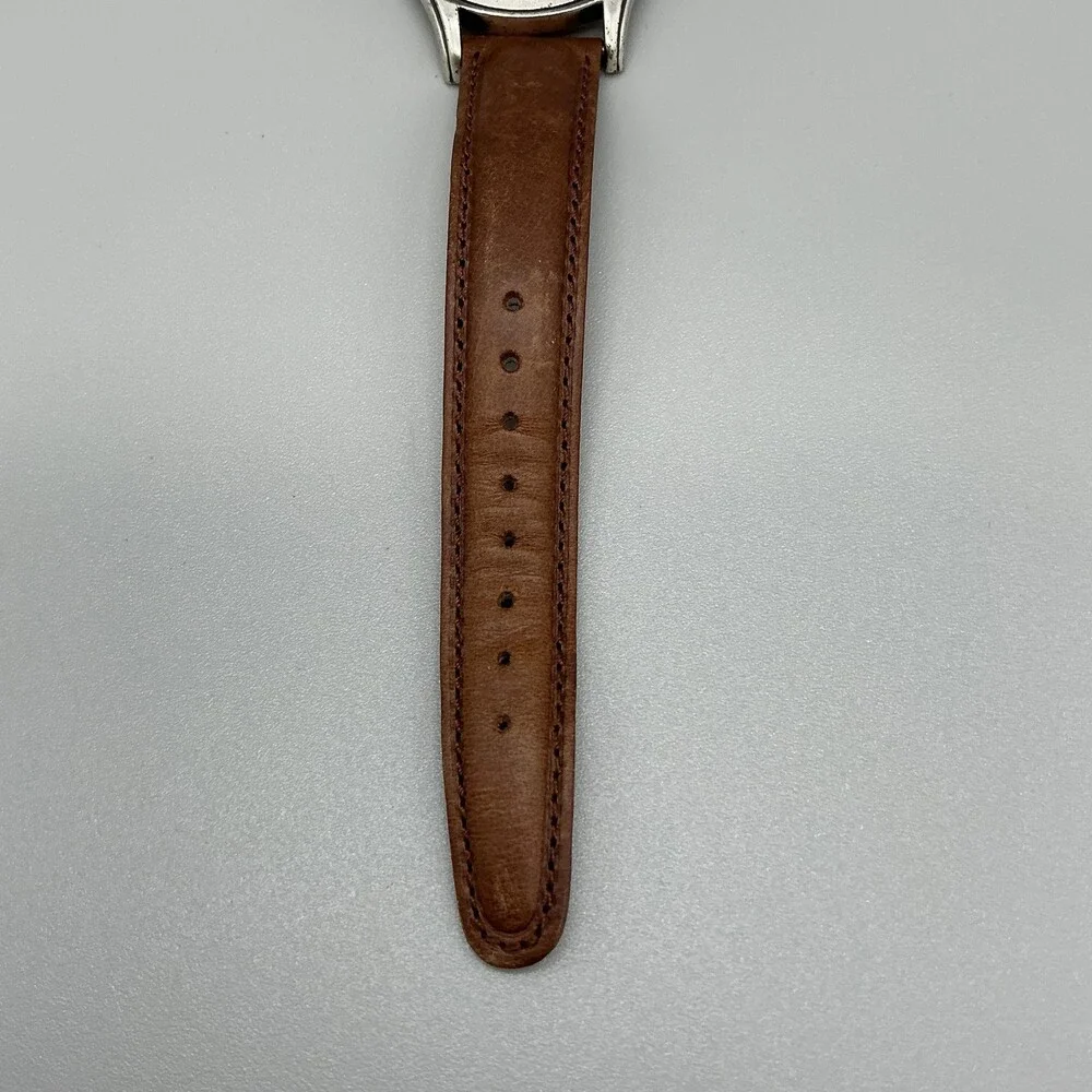 Fossil University Tennessee Mens Watch 35mm T Logo Dial Leather New Battery
